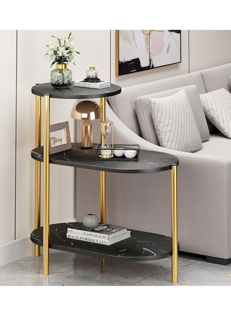 DubaiGallery Multi-Layer Sofa Coffee Tables Luxury Italian Light Simple Bedside Tables Modern Home Furniture Living Room Small Round Table - Image 4