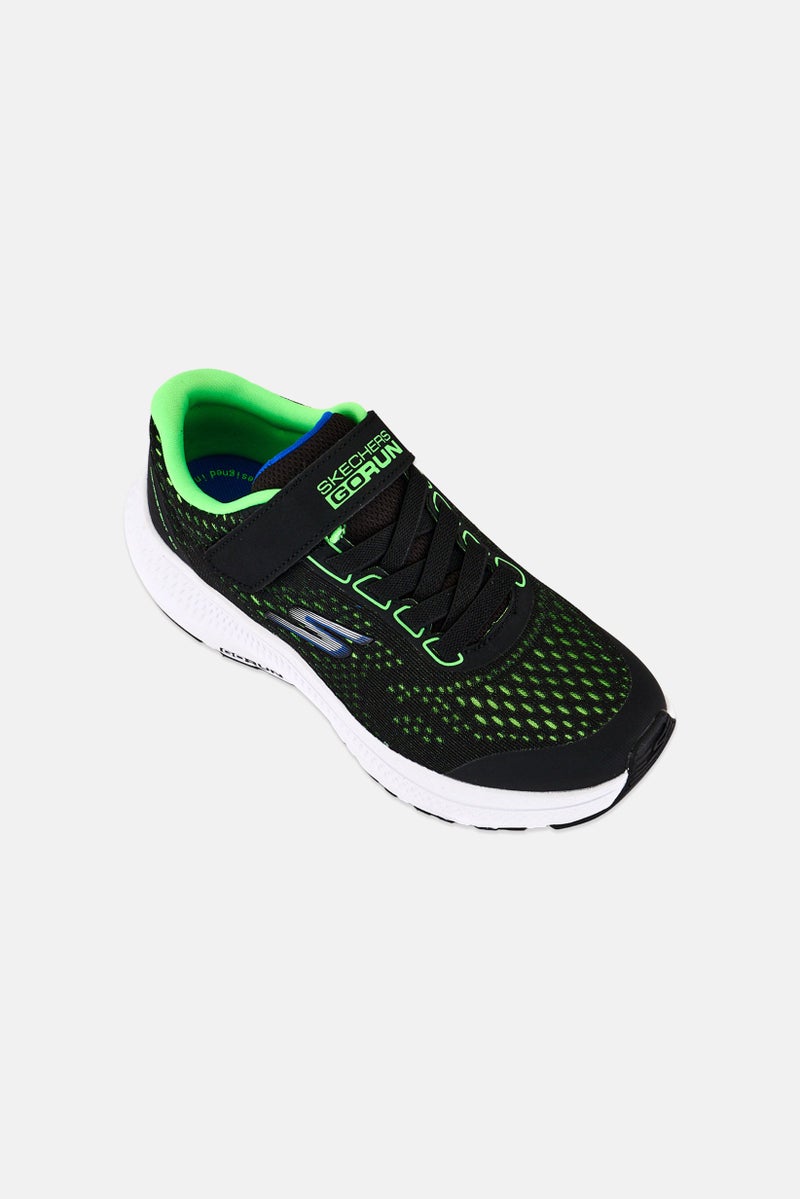 SKECHERS Kids Boy Go Run Consistent 2,0 Velcro Closure Running Shoes, Black - Image 1