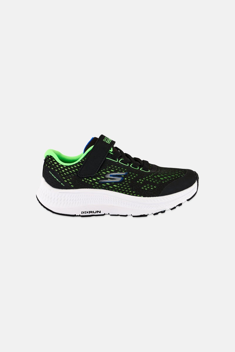 SKECHERS Kids Boy Go Run Consistent 2,0 Velcro Closure Running Shoes, Black - Image 4