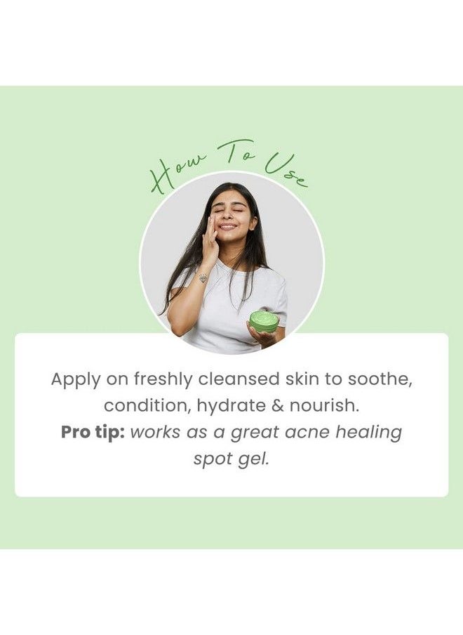 Earth Rhythm - Cica Gel With Centella Asiatica Calendula Ginseng & Licorice For Oily Acne Prone Skin & Sensitive Skin Type 100Gm - Image 1