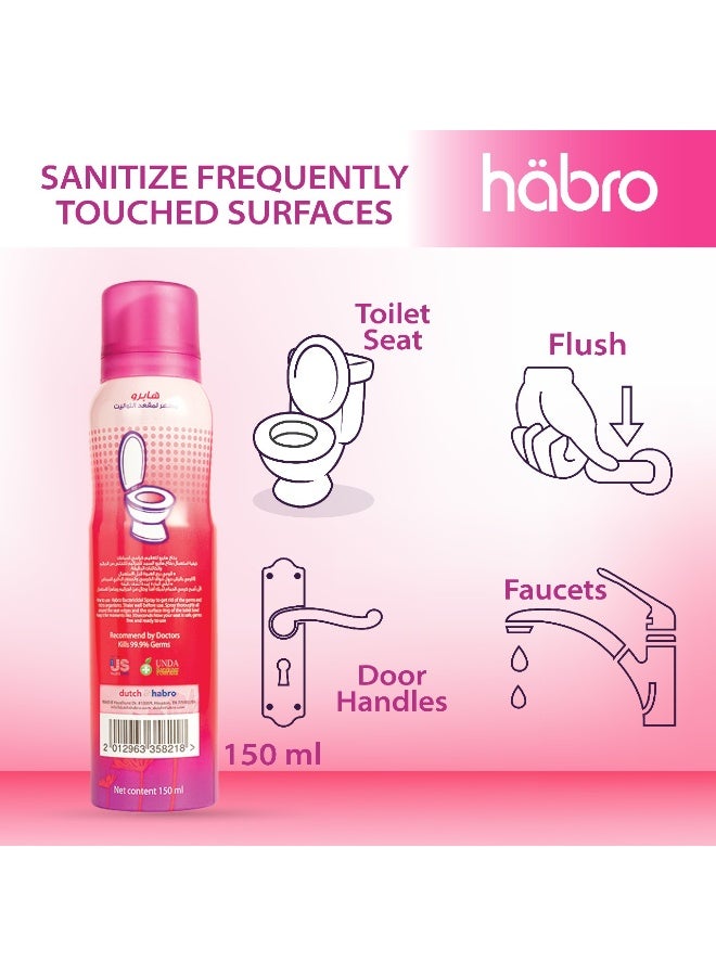 Dutch & Habro Habro Toilet Seat Sanitizer 150ml - Image 3