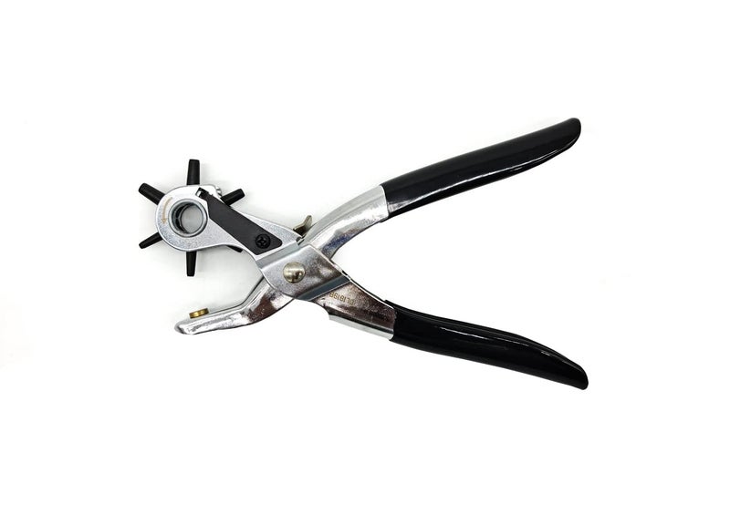 S-ZONE SZONE Leather Hole Punch Plier Rotary Hand Tool Multi Sizes for Holes 2 25 3 35 4 45mm - Image 1