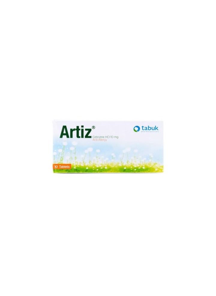 ARTIZ - أقراص مضادة للحساسية 10 ملجم 10 أقراص - Image 1