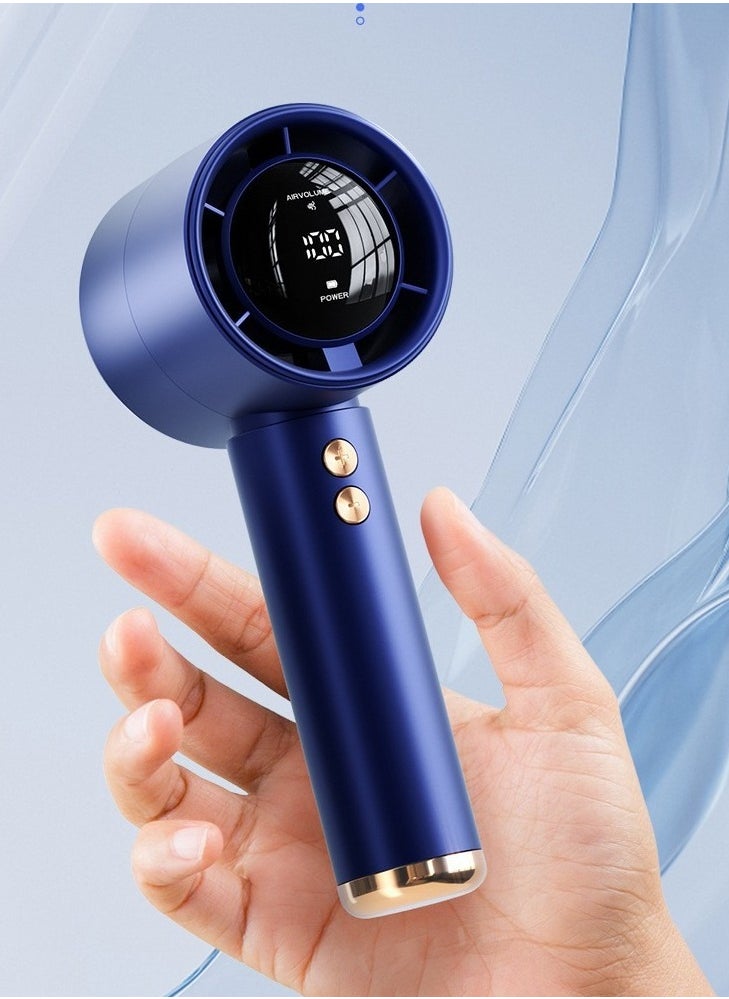 Generic - 100-speed high-speed turbo handheld fan, usb mini portable charging mini fan, desktop mini electric fan - Image 1