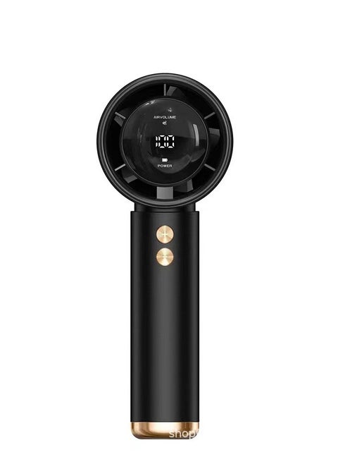 100-speed high-speed turbo handheld fan, usb mini portable charging mini fan, desktop mini electric fan