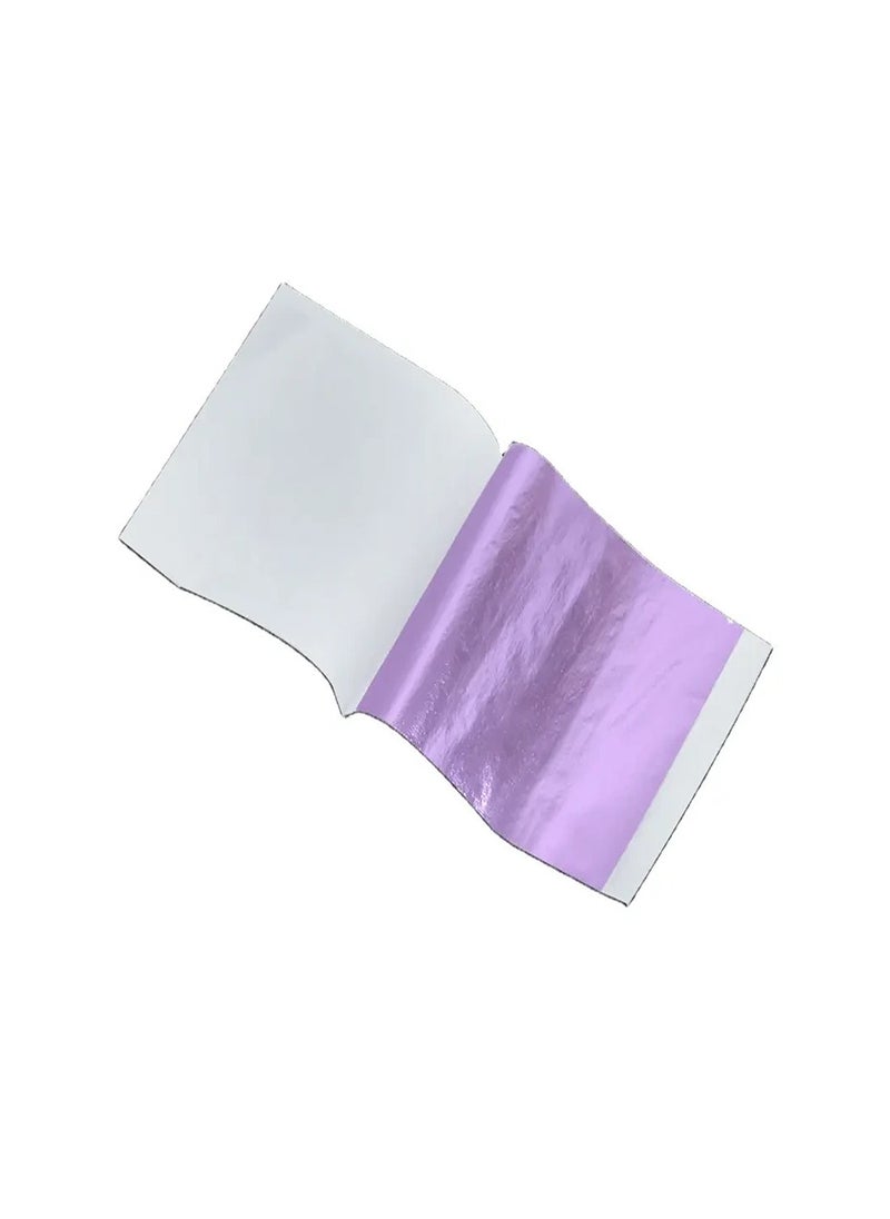 Smart 50pcs Resin Metallic Peach Red Leaf Sheet Paper for Nails Decoration Craft Art  - Image 1