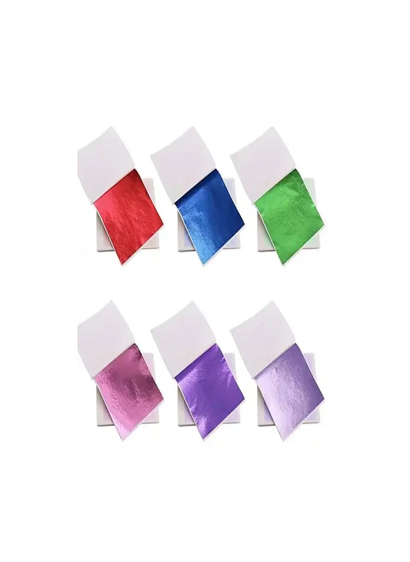 Smart 50pcs Resin Metallic Peach Red Leaf Sheet Paper for Nails Decoration Craft Art  - Image 5