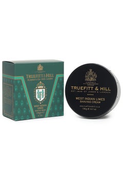 Truefitt & Hill Truefitt & Hill West Indian Lime Shaving Cream For men | 190gm Bowl |Best For Oily Skin | Glycerine based |Smooth Razor Glide|Rich Lather|Contains Essential Oils | All Natural  - Image 1
