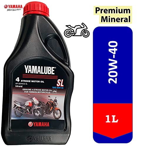 Yamaha Yamalube SL Mineral 20W-40 4 Stroke Engine Oil, 1L (90793AD40300, Compatible with Crux, Alba, Gladiator, YBR, FZ, and 100CC to 125CC Bikes) - Image 2
