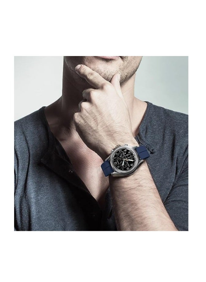 Silicone Band Magnetic Clasp 22MM Strap For Samsung galaxy watch3 45mm /galaxy 46mm/Gear S3/Huawei watch GT3 46MM/GT2E/GT2 Pro/GT GT2 46MM/Magic Watch2 46mm/Amazfit GTR - Image 3