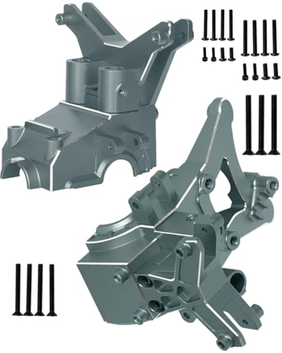 RCMYou Aluminum Front Rear Upper Gearbox Covers and Shock Tower Upgrades Part for 110 Big Rock Senton Granite 3S 18 Typhon 3SAR320399Titanium - Image 1