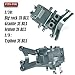RCMYou Aluminum Front Rear Upper Gearbox Covers and Shock Tower Upgrades Part for 110 Big Rock Senton Granite 3S 18 Typhon 3SAR320399Titanium - Image 4