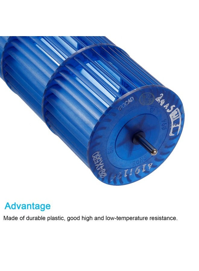 PATIKIL 94x580mm Air Conditioner Blower Fan Wheel, Cross Flow Fan Assembly Replacement for Room AC, Blue - Image 4