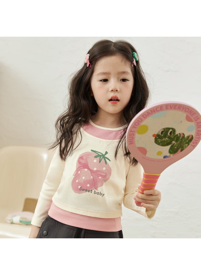 Luson Xiao O Bao Okids Children's Clothing Fake Two-piece Long Sleeve T-shirt Autumn New Stylish Top - Image 4