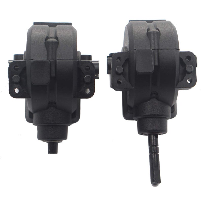 BONRI Vgoohobby Front & Rear Gear Box Housing Complete Set Drive & Diff Gear Compatible with HSP Redcat Himoto Volcano EPX 1/10 RC Car 94106 94107 94108 94111 94123 94170 Unassembled - Image 2