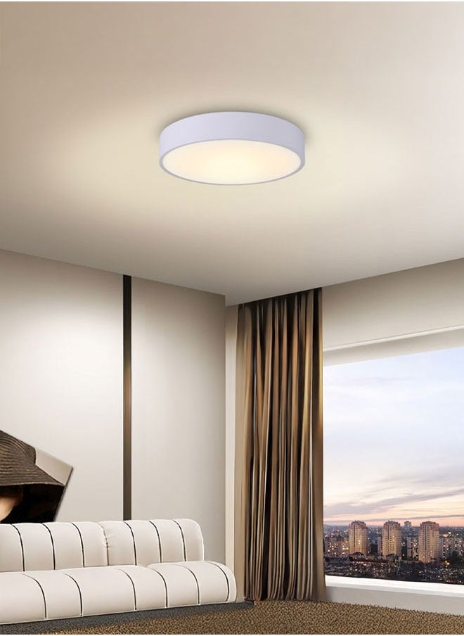 ٍSiera Light Round surface-mounted spotlight with a white frame 12 cm warm light 18 watt 2508D  - Image 3