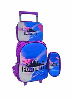 FORTNITE Back To School 3In1 Wheeled Backpack Set With Fortnite DesignFor Girls  - Image 1