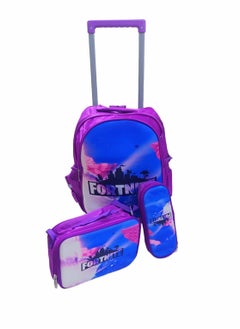 FORTNITE Back To School 3In1 Wheeled Backpack Set With Fortnite DesignFor Girls  - Image 2