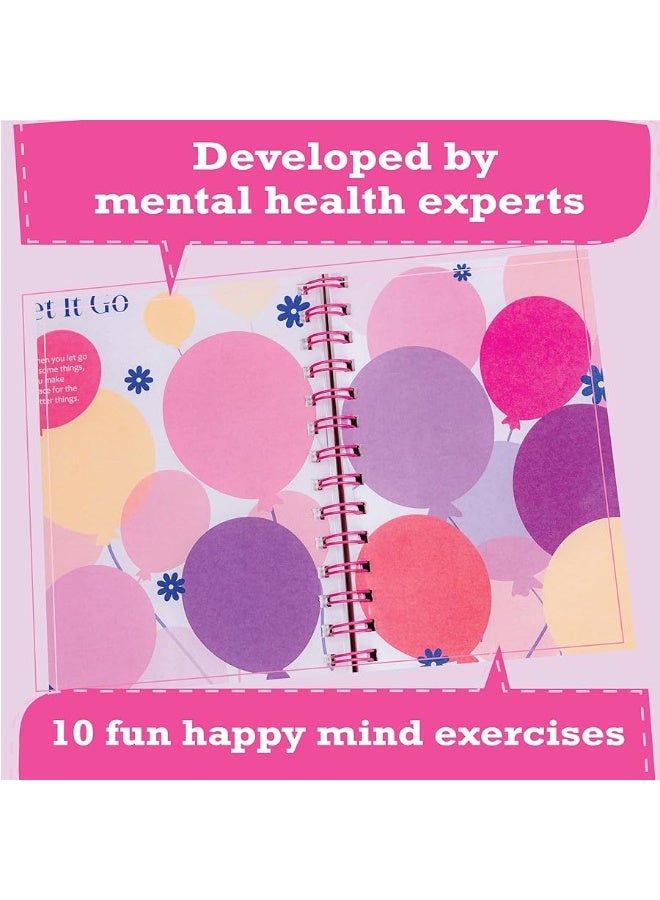 jackinthebox DIY Journal for Girls Ages 812 242 pcs Scrapbook Kit Includes 10 Mental Health Exercises Girls Journal Kit Gifts for 8 9 10 11 12 YearOld Girls - Image 4