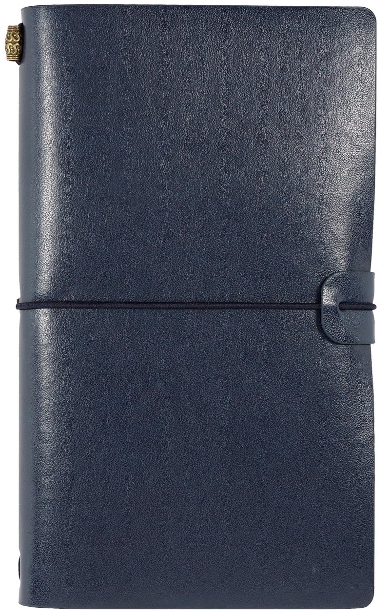 Peter Pauper Press Voyager Refillable Notebook - Midnight Blue (Traveler's Journal, Planner, Notebook) - Image 1