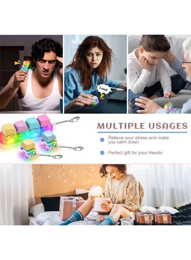 3 أجهزة كمبيوتر شخصية فك الضغط ألعاب لوحة المفاتيح كليكر, فيدج كليكر لوحة المفاتيح, فيدج سلاسل المفاتيح, ألعاب تخفيف الإجهاد, تخفيف الإجهاد, تمرير الوقت, هدية تخفيف الإجهاد للبالغين - Image 5