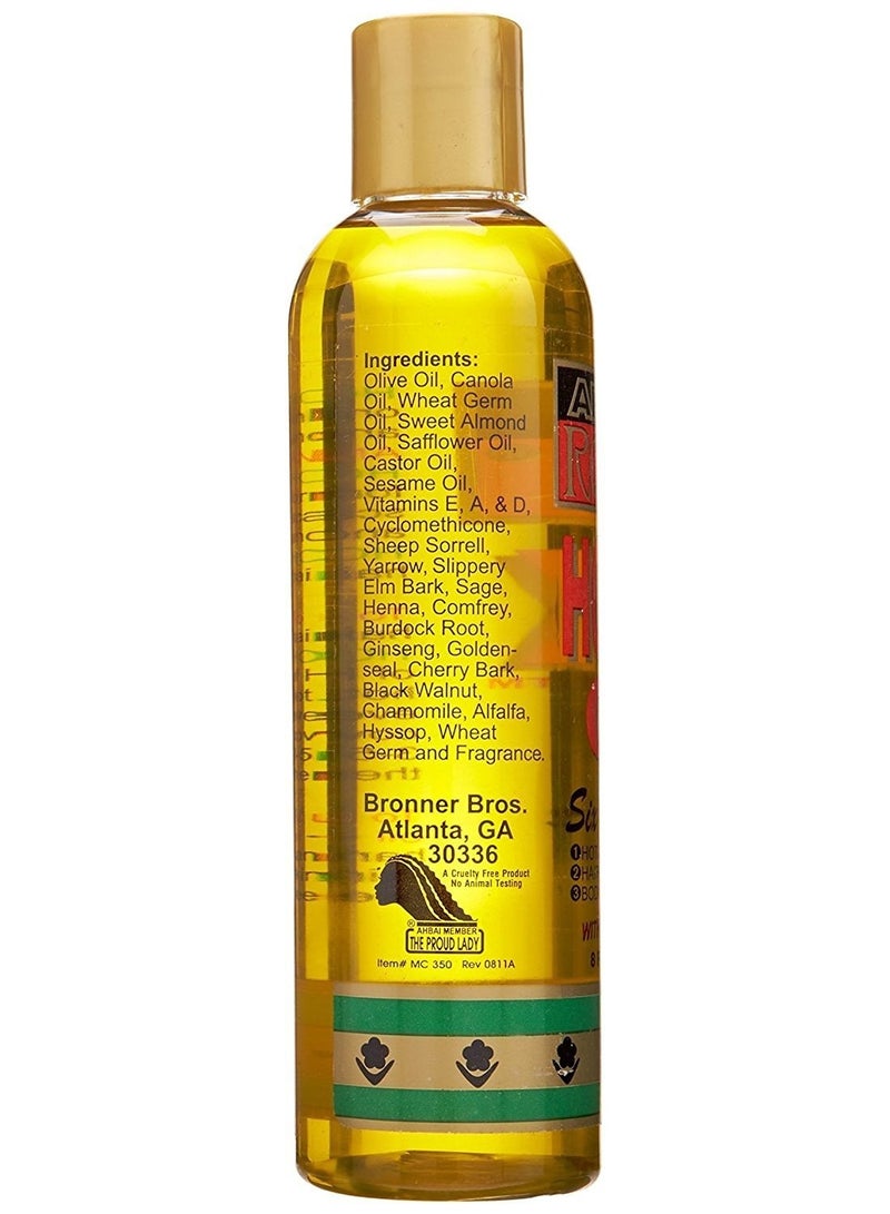 African Royale Hot Six Hair Oil, 8 Ounce (Pack of 3)