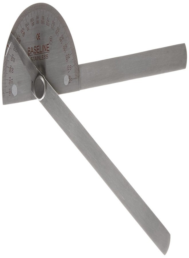 Baseline 12-1040 Stainless Steel 180 Degree Goniometer, 8" Length - Image 1