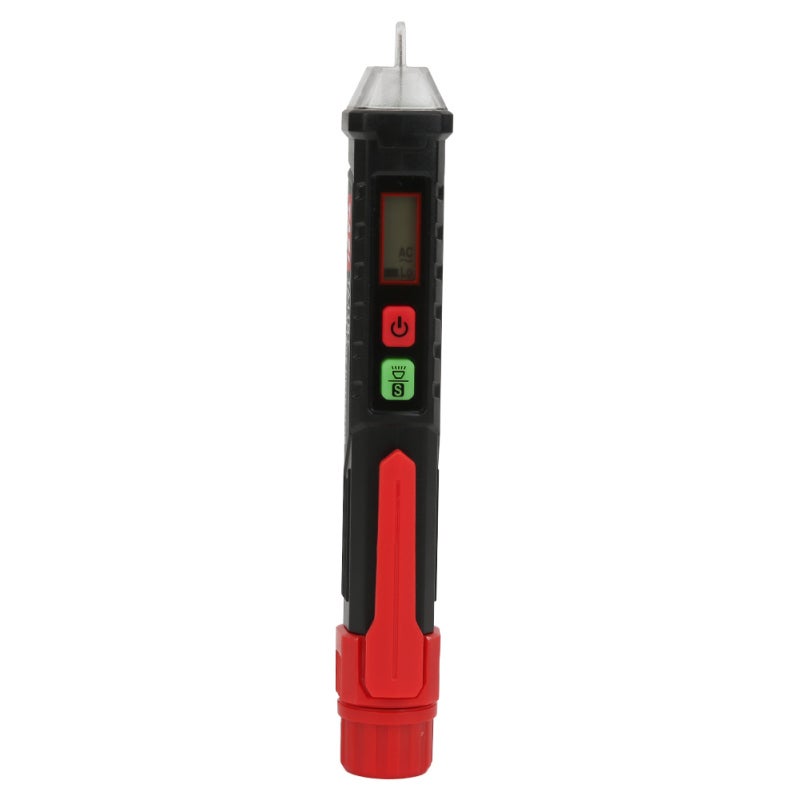 TASI Non-Contact Voltage Tester 12V-1000V AC LCD Display Test Pencil with Adjustable Sensitivity - Inductive Breakpoint Detection Probe with Flashlight for Electricians - Image 1