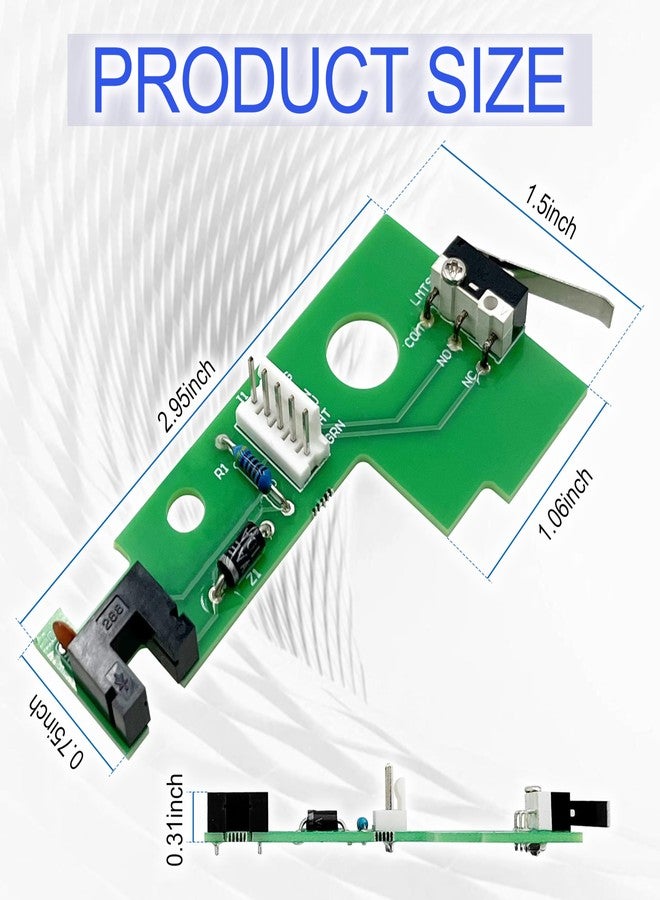 TycoonWon Rev Counter Board Compatible with FM350 FM352 FM500 FM502 FM600 2000XL,Replacement for Mighty Mule GTO RVCTBD50, Green - Image 2