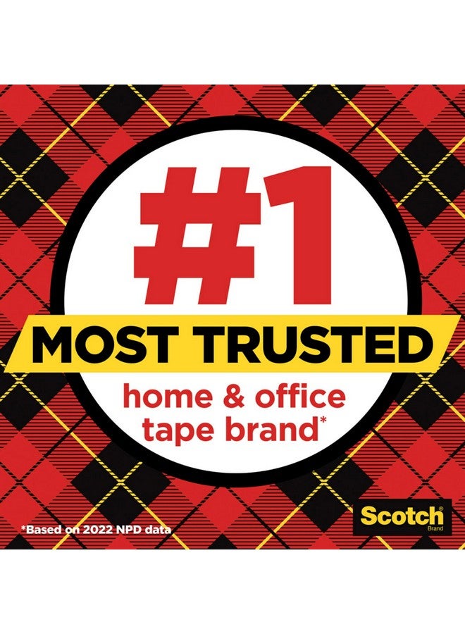 Scotch  Super-Hold Tape Transparent Finish, 3/4 X 300 Inches, 3 Dispensered Rolls - Image 3