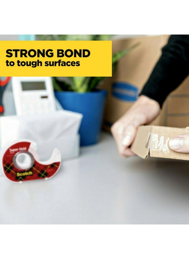 Scotch  Super-Hold Tape Transparent Finish, 3/4 X 300 Inches, 3 Dispensered Rolls - Image 4