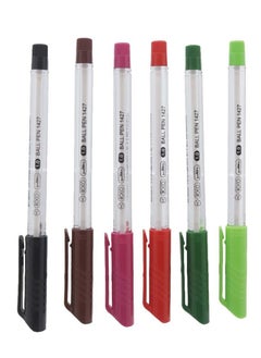 ROCO 10 Piece Smooth Writing Ballpoint Pens Multicolour  - Image 4