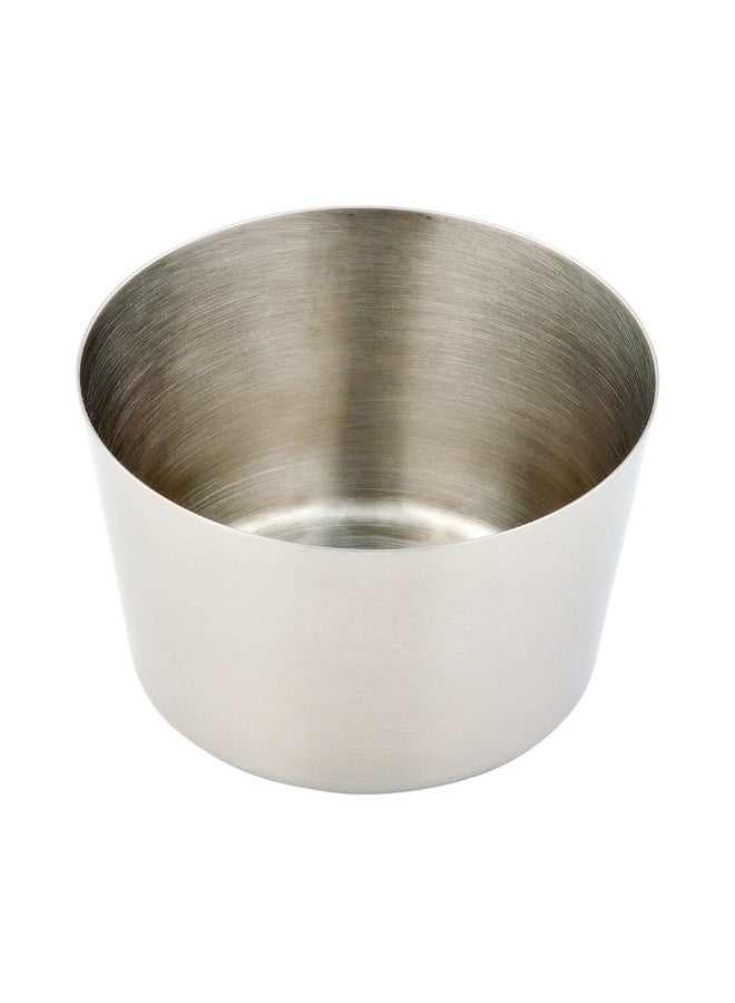 Restaurantware Met Lux 3.1 x 2 Inch French Fry Cup, 1 Short French Fry Holder - Satin Finish, Durable, Stainless Steel Fry Cup, For Serving Chips, Onion Rings, Tater Tots, or Vegetables,  - Image 1