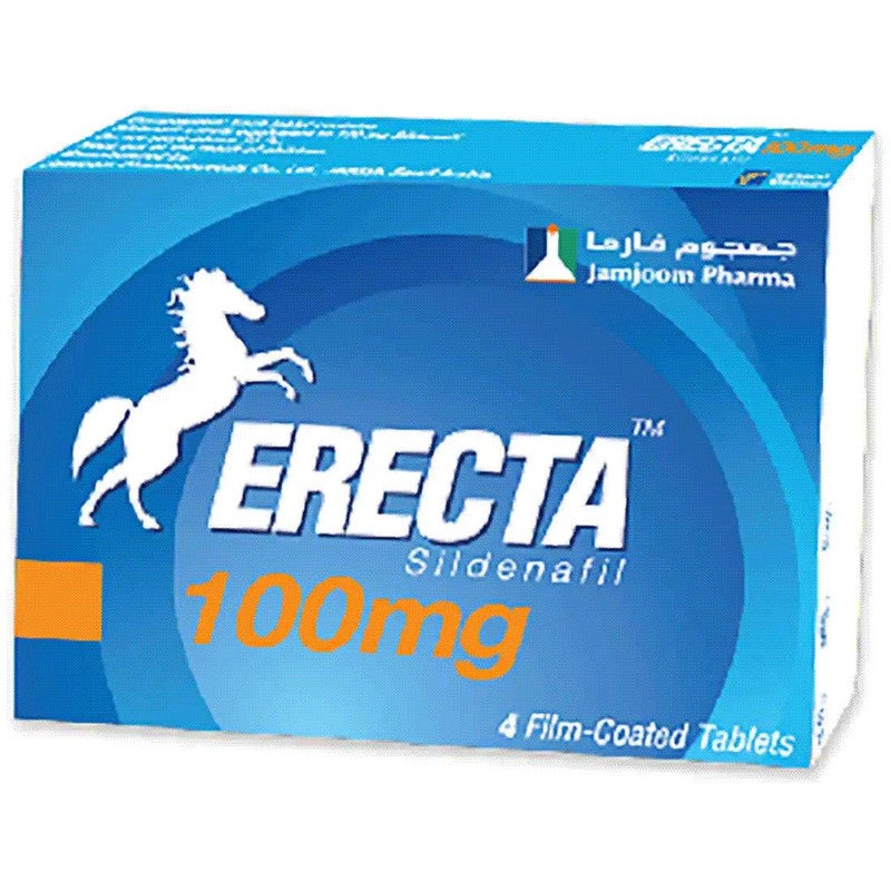 JAMJOOM PHARMA Erecta 100 mg Tablet 4pcs - Image 2
