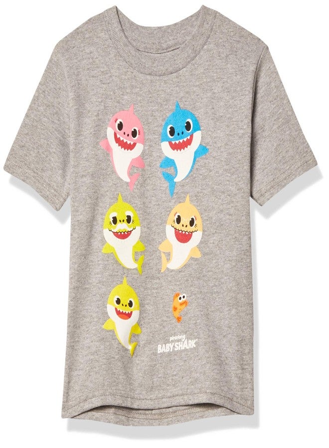 Pinkfong Baby Shark Family Dancing Short Sleeve Tee - Image 1