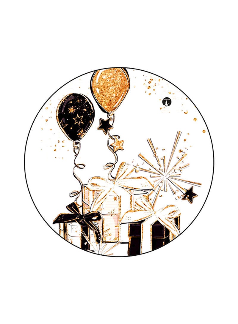 RKN Printed Round Mouse Pad Multicolour