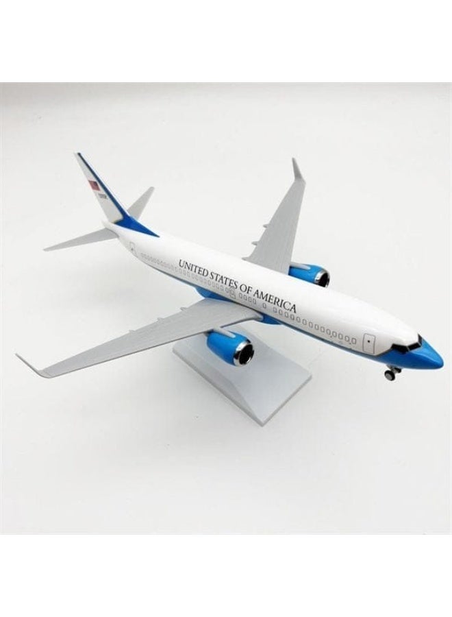 أمريكان مجسم طائرة مصبوب (Diecast) بطول 30 سم – لعبة طائرة قابلة للاقتناء مع قاعدة تثبيت – مثالي لعشاق الطيران والأطفال (هدية عيد ميلاد أو هدية عيد الميلاد المجيد). - Image 3