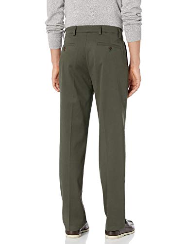 Dockers Men's Classic Fit Easy Khaki Pants (Regular and Big & Tall), Olive Grove, 32W x 32L - Image 2