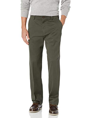 Dockers Men's Classic Fit Easy Khaki Pants (Regular and Big & Tall), Olive Grove, 32W x 32L - Image 5