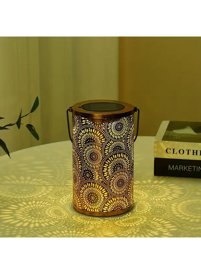 فانوس شمسي معلق، ضوء دافئ، ديكور للحدائق الخارجية والشرفات والبطارية، قطعة واحدة - Image 3