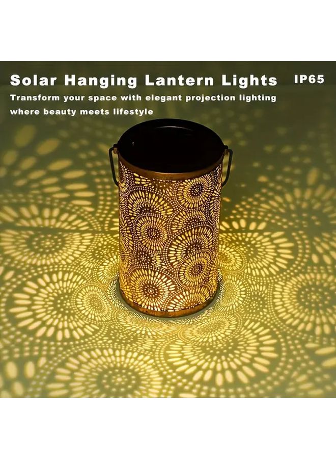 فانوس شمسي معلق، ضوء دافئ، ديكور للحدائق الخارجية والشرفات والبطارية، قطعة واحدة - Image 2
