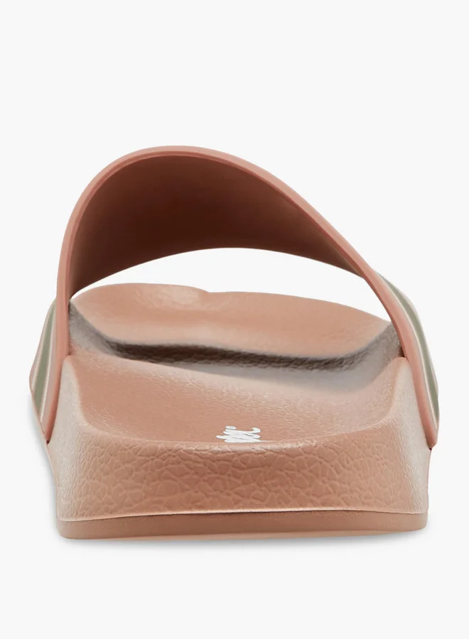 Lee Cooper Women's Logo Embossed Slides