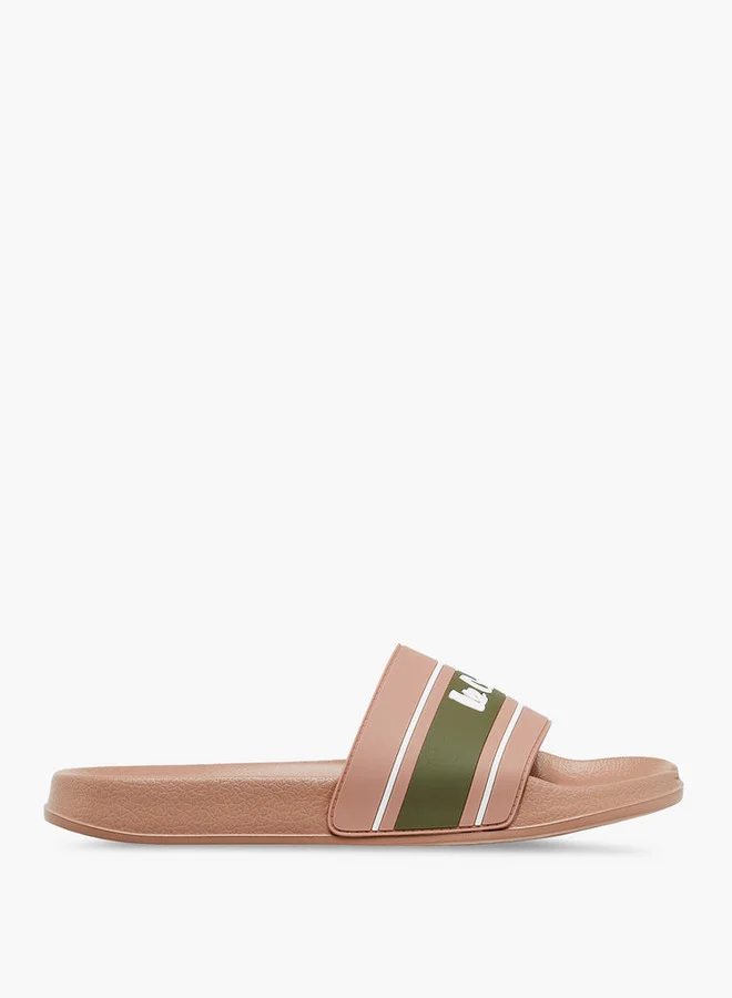 Lee Cooper Women's Logo Embossed Slides