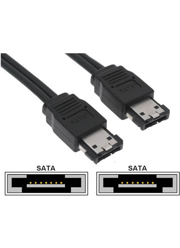Wozlo - E-Sata To Esata Cable - E-Sata Data Cable - 1 Meter - Image 1