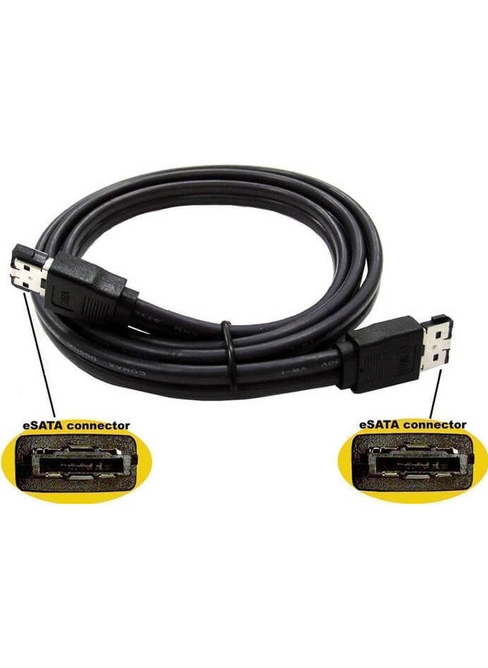 Wozlo - E-Sata To Esata Cable - E-Sata Data Cable - 1 Meter - Image 1