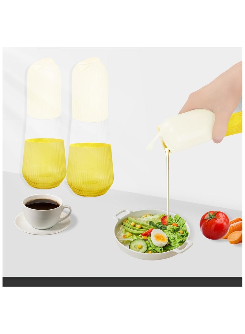 SYOSI Oil Sprayer for Cooking Olive Oil Dispenser Bottle for Kitchen Glass Oil Bottle Convenient Auto Flip Cap Olive Oil Glass Dispenser Bottle Essential Kitchen Gadgets Premium Oil Bottles - Image 3