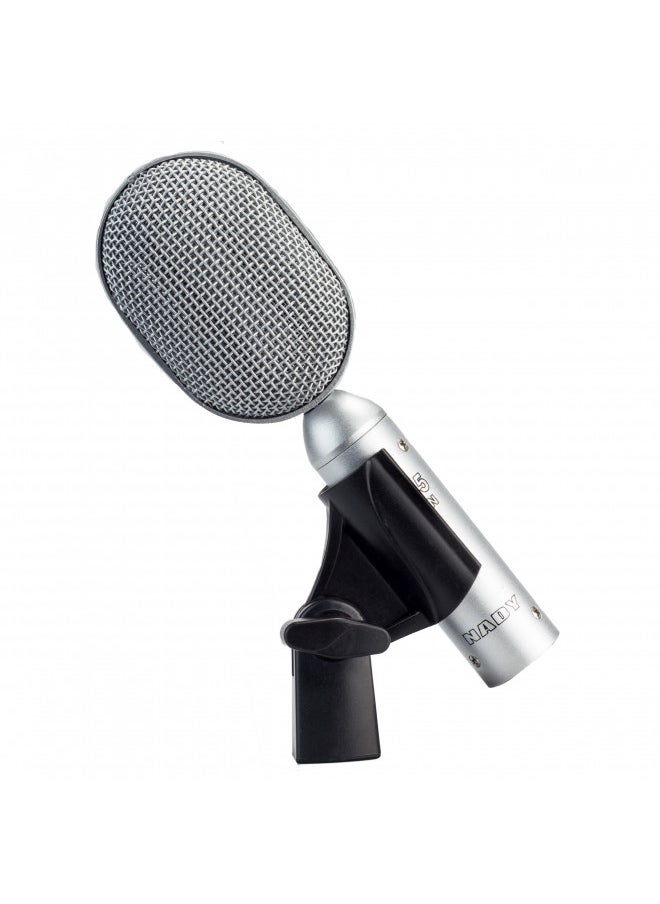 Nady - Nady RSM-5 Ribbon Microphone - Unique compact shape perfect for close miking, includes microphone clip and soft cloth pouch - Image 1