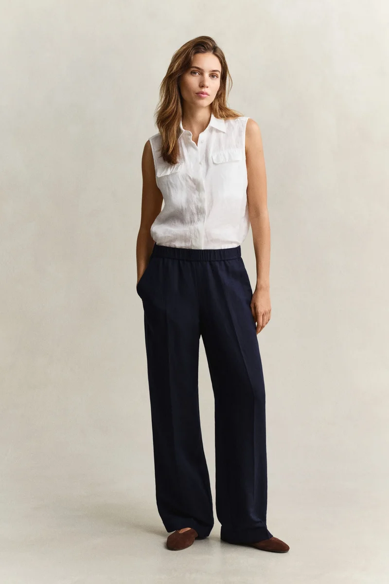 غانت Linen Blend Pants
