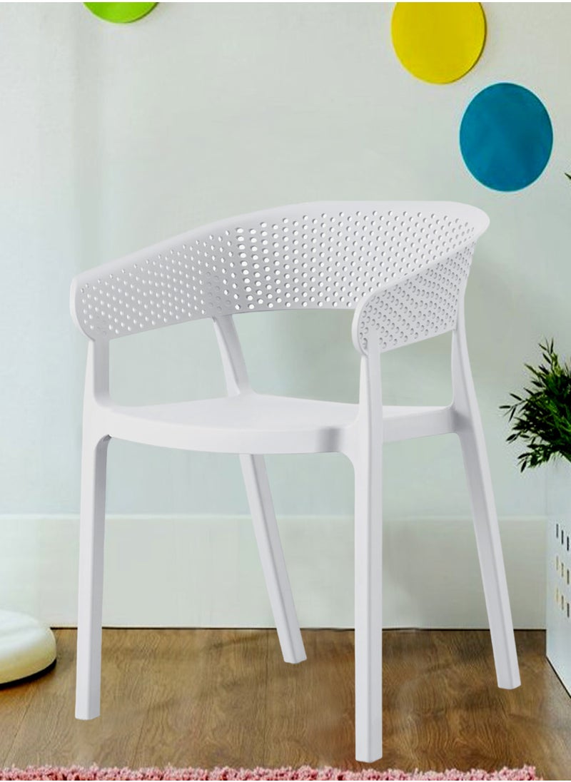 Living - Stackable outdoor modern hotel plastic restaurant dining chair chairs for events coffee shop - Image 1
