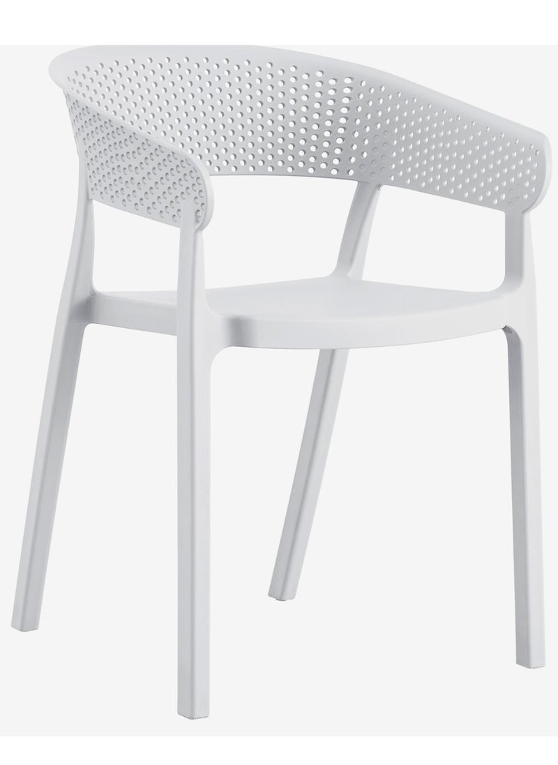 Living - Stackable outdoor modern hotel plastic restaurant dining chair chairs for events coffee shop - Image 1